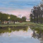 Пруд в Воронцовском парке, 2005, 40х50, х.м.